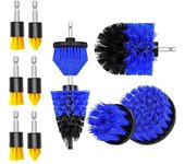 5pcs Multi-Purpose Electric Drill-Brush kit Power Scrubber Brush Car Polisher Kitchen Bathroom Cleaning Kit Toilet Cleaning Tool