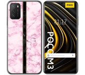 Tumundosmartphone Funda Gel Tpu para Xiaomi POCO M3 / Redmi 9T diseño Mármol 04 Dibujos