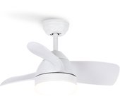 CREATE  - Ventilador de Techo 40W Silencioso Ø76 cm - 6 velocidades, función verano / invierno - WIND ROUND