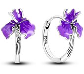 Hot Sale Fashion 925 Silver Earrings Sunflower Flower Four-Leaf Clover Island Spring Series Earrings Ladies Exquisite Birthday