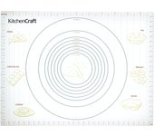 KitchenCraft – Tapete Antiadherente para Repostería con Medidas, Plástico, Extragrande, 61 x 45cm