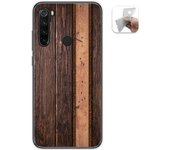 Tumundosmartphone Funda Gel Tpu para Xiaomi Redmi Note 8T diseño Madera 05 Dibujos