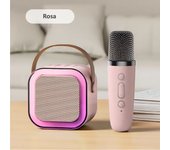 LIFA Altavoz de Bluetooth con micrófono para Karaoke portable y minimalista K12