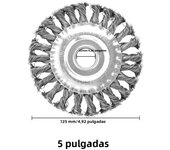 10/6/5/4 inch Steel Wire Wheel Head Grass Trimmer Head Universal Lawn Mower Saw Blade Cutting Disc Brushcutter Removal Moss Rust