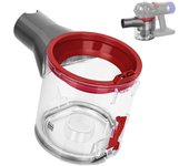 Contenido de polvo transparente de alta calidad para aspiradoras Dyson V7/V8, accesorios para aspiradoras Dyson V7/V8, reemplazos para Dyson