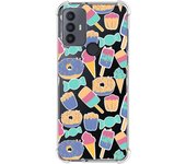 Funda Silicona Antigolpes para TCL 30 SE / 30E / 306 4G diseño Dulces 02 Dibujos