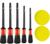26/Pcs Detail Brush Drill Brushes Set For Car Wheel Rim Clean Detailing Brush For Car Air Vent Carpet Brushes Car Cleaning Tools