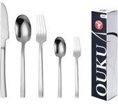 Mr.Spoon Serie Pala Juego 60 o 72 piezas cubiertos,Acero Inox 18/0,Económico y funcional,Incluye cuchillo carne o mesa,tenedor,cuchara,cucharilla,etc,Mango monobloque,Apto para lavavajillas,Ideal para casa,restaurante