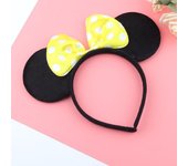 Girl Mouse Ears Headband Children Princess Party Accessories Kids Bowknot Dots Hair Band Halloween Birthday Christmas Hairband