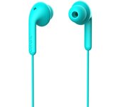 Auriculares DeFunc Basic Music con cable jack 3,5mm color cyan.