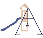 vidaXL Parque infantil de exterior madera maciza de pino