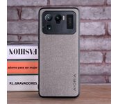 Luxury Textile Leather Case for Xiaomi mi 11 Ultra Soft TPU with Hard PC 3in1 material protection cover