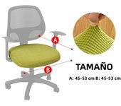 Chair Cover Office Computer Spandex Split Seat Cover Universal Office Anti-dust Armchair Cover 1PCS