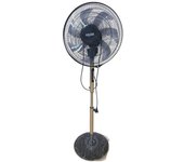 SPARK- VENTILADOR DE PIE DE 16". POTENCIA 60W. VOLTIOS 220-240V, 50-60HZ. CUERPO DE ACERO INOXIDABLE. FUNCIONAMIENTO SILENCIOSO. 7 ASPAS DE PLÁSTICO. 4 CONTROLES DE VELOCIDAD.