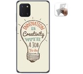 Tumundosmartphone Funda Gel Tpu para Samsung Galaxy Note 10 Lite diseño Creativity Dibujos