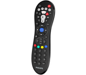 Philips SRP3014/10 - Mando a Distancia Universal para TV, Mando 4 en 1, Botón Inteligente, Códigos IR de hasta 8000 Códigos, Configuración Sencilla, Color Negro