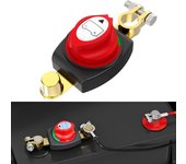 Battery Disconnect Switch, ON-OFF Battery Switch, 12V Battery Cut-Off Switch, Battery Isolator Kill Switch, Battery Disconnect Switch, for Vehicle Boat Camper