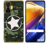 Funda Silicona para Xiaomi POCO F4 GT 5G diseño Camuflaje 01 Dibujos