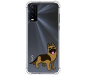 Funda Silicona Antigolpes para Vivo Y20s / Y11s diseño Perros 03 Dibujos