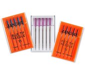 PACK DE 3 PAQUETES DE AGUJAS ESPECIALES JANOME Para maquinas de coser