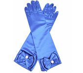 Children Princess Long Gloves Girl Birthday Party Wedding Elsa Anna Accessories Cinderella Belle Sofia 11 Colors Long Finger Set