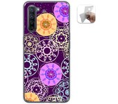 Tumundosmartphone Funda Gel Tpu para Oppo Find X2 Lite diseño Radial Dibujos