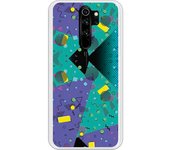 Funda compatible con Xiaomi Redmi Note 8 Pro - Geometría Abstracta fondo Azul