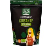 Proteína de Guisante Bio  400g  Doypack Resellable  Fuente de Proteína Vegetal  Alta en Hierro  Sin Gluten  NATURGREEN