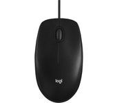 Logitech m100 raton usb 1000dpi - 3 botones - uso ambidiestro - cable de 1.80m - color negro