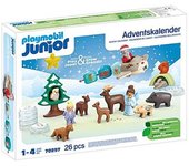 Playmobil junior: calendario de adviento navidad en la nieve