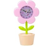 Reloj de Alarma Estéreo-Digital Mudo Flor Reloj despertador