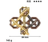 Classic IQ Metal Brain teaser Magic Puzzles Game Toys For Children Adults Funny Gifts Educational Toys Metal Puzzle