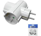 SANCO STORE - MAURER Adaptador / Ladron Triple Schuko 16 A. 250 V.