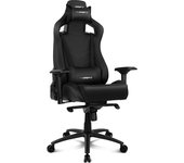 DRIFT DR500B - Silla Gaming Profesional, polipiel, reposabrazos ajustable 4D, piston clase 4, sistema balanceo, altura regulable, respaldo reclinable, cojines lumbar y cervical, color negro