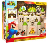 Playset Castillo Bowser deluxe Mario Bros. Playset de madera con detalles realistas. Ideal para recrear aventuras y fomentar la creatividad de los más pequeños.