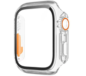 Case For apple watch Apple Watch Series9/8/7/6/5/4 SE 44 45 41 40mm change to Ultra Privacy Tempered Glass Screen Protector case
