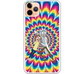 Carcasa para iPhone 11 Pro Max con un diseño de Rick y Morty LSD