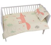 Funda Nórdica para Cuna de Bebé 100% Algodón Modelo Zorrito Dhestia Home Comprar Funda Nórdica para Cuna de Bebé 100% Algodón Modelo Zorrito 00433