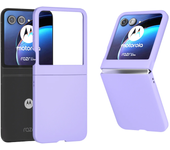 Ultrathin Skin Feel Candy Color Flip Case for Motorola Moto Razr 50 Ultra 40 Ultra Razr 50 5G PC with Film Protection Back Cover