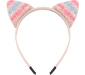 Glitter Cat Ears Headband Kitty Headband for Girls and Women Sparkly Hair Hoop Shiny Hairbands Hair Accessories for Daily