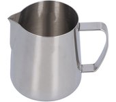 Jarra de café de 400 ml, taza de acero inoxidable 304 para espumar leche y café para bar en casa