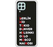 Funda compatible con Samsung Galaxy A22 4G - Profesor Rojo Fondo Negro