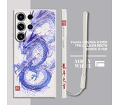 Luxury Chinese Dragon Phone Case for Samsung Galaxy S24 Ultra S22 S20 FE S21 Plus S23 Ultra 5G Silicone Cover