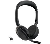 Jabra Evolve2 65 Flex UC Auriculares estéreo supraaurales (Bluetooth, inalámbrico, USB-C)