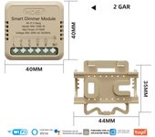 MOES Star Ring Series Mini Tuya WiFi/Zigbee Smart Switch DIY Module Light Switch 1/2 Gang Remote Control Work Alexa Google Home