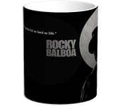 Taza Rocky Balboa. Boxeo. Creed. Apollo. Ivan Drago. Clubber Lang. Mickey