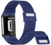 Magnetic Loop for Fitbit Charge 6 Bands Nylon Adjustable Replacement Wristbands for Fitbit Charge 5 Smart Watch Straps