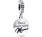 Pandora Charm Colgante en plata de ley Grabable Mamá​ 793204C01 , para Mujer