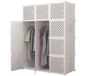 XOKOTAKI Armario Modular, Estantería de Módulos, Organizador Modular de Ropa Ropero para Hogar, Estante de Almacenamiento para Dormitorio