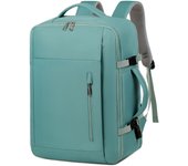 Nueva mochila expandible de negocios con interfaz USB para viajes al aire libre bolso para computadora portátil mochila de moda multifuncional, negro